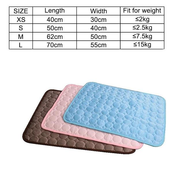 Охлаждающий коврик для собак, охлаждающая подставка для щенков, самоохлаждающееся одеяло, моющийся охлаждающий коврик для кошек, охлаждающий коврик для домашних животных, обеспечивающий прохладу домашним животным в летнюю жару