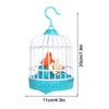 Parrot Cage Talking Electric Bird Realistic Voice Simulation Bird Cage  Entertainment