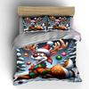 Festive Reindeer with Scarf Bedding Duvet Cover Set  (1*Duvet Cover 2*Pillowcases, without duvet insert)