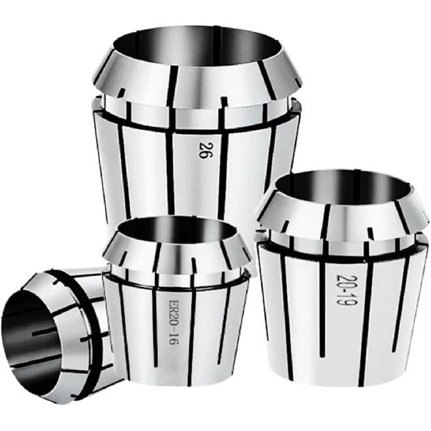 Цанговый патрон с пружинной цангой, большой диаметр, ER8 ER11 ER16 ER20 ER25 ER32 ER40, пружинная цанга, зажимной инструмент, цанги, патрон для сверла, фреза с ЧПУ, токарный инструмент