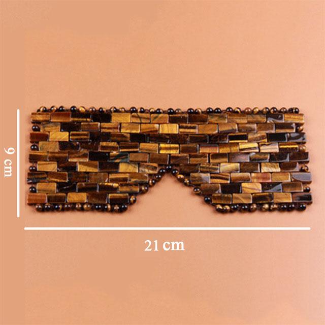 New Rose Quartz Jade Eye Mask Massager Tool Natural Jade Eye Relaxation Massage Stone Skin Massage Beauty Care Tool Gift