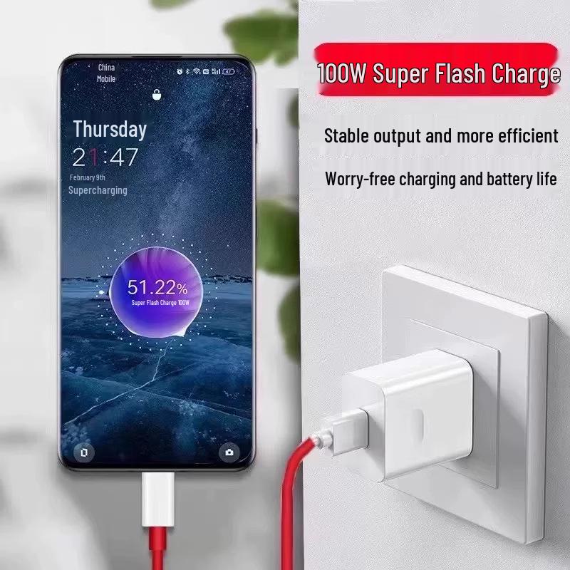 Кабель для передачи данных 10A с быстрой зарядкой 100 Вт для OnePlus 13/12/11/10/9/8/7Pro и OPPO