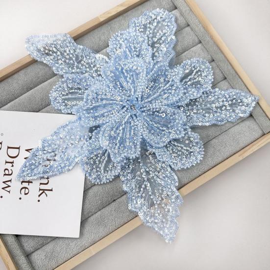 Yousheng 3D Цветочная Аппликация Корсаж Декор из Бисера и Пайеток Многослойный Декор для Свитера, Платья, Блузки, DIY Нашивка для Шитья, Аксессуары для Одежды