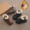 2024 Winter Furry Cotton Boots with Velvet Soles for Girls - Short, Soft, and Comfy for Children