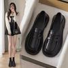 Sales  New Large Women's Shoes Small Leather Shoes British Style Single Shoe Loafers Fashion Sneakers Women