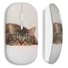 Wireless Mouse - MANIACASE - Cute Cat - White - USB - WiFi