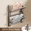Простая обувная полка без перфорации, многоярусная полка для тапочек для ванной комнаты, сушилки, домашнее хранение
