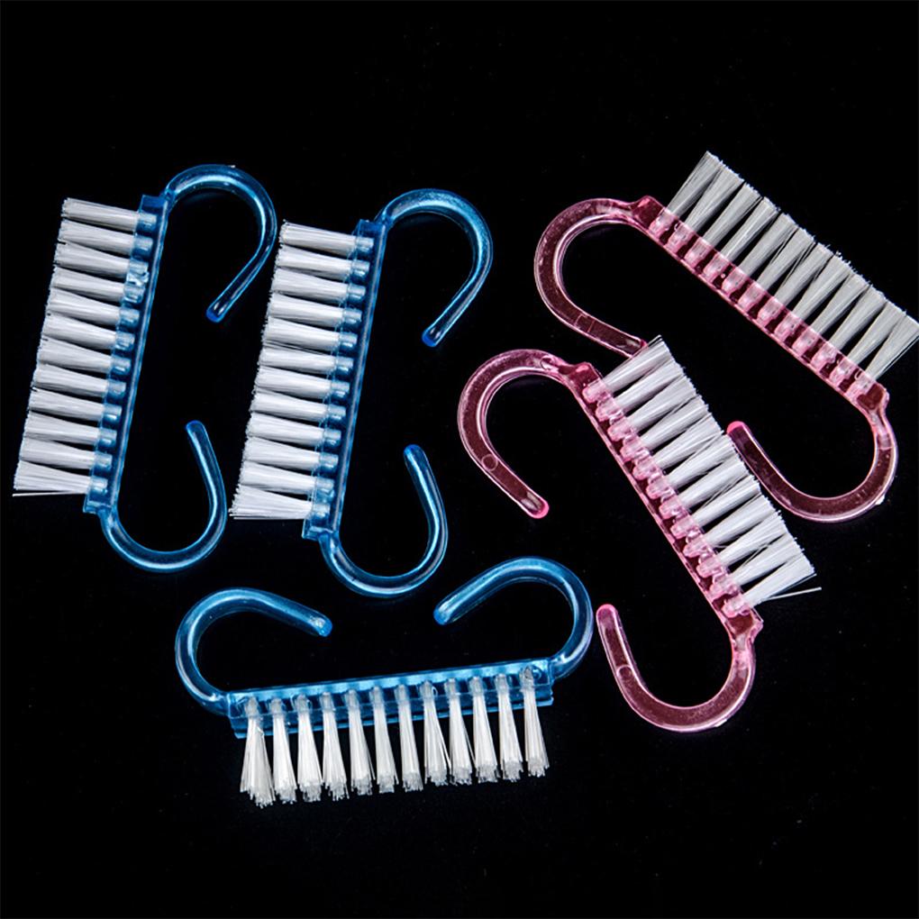 Professional Adults Nail Art Cleaning Brush Salon Spa Fingernail Dust Dead Skin Brushes Manicure Equipment Beauty Supplies