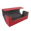 Card Storage Box Multipurpose PU Leather Large Capacity Magnetic Closure Card Deck Case for 400
