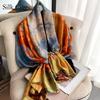 High-quality Luxurious Silk Scarves Headband Scarfs Neck Scarf For Women Chain Silk Scarf Women's Decorative Shawl