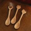 Креативная деревянная ложка для животных, детей, кошек, свиней, ужина, супа, ложка для кормления, кухонный инструмент