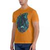 Godzillaed Rise From The Depths T-Shirt Men Round Neck Cotton T Shirts Short Sleeve Tops Printed Clothing