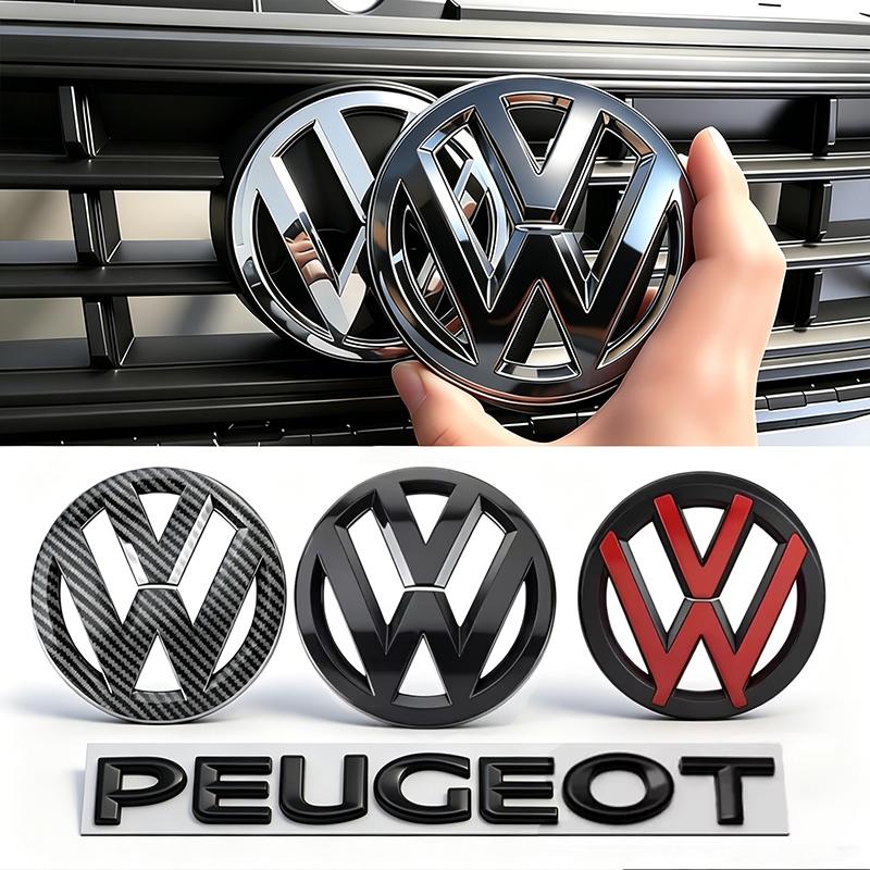 Volkswagen Наклейка-декор на переднюю решетку и задний багажник с логотипом автомобиля для VW GTI Golf Polo Passat Tiguan T-ROC CC Arteon / Брелок для ключей автомобиля. ze1