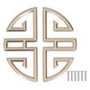 2Pcs Hollow Cabinet Handle Zinc Alloy Easy Installation Elegant Chinese Antique Hollow Handle for
