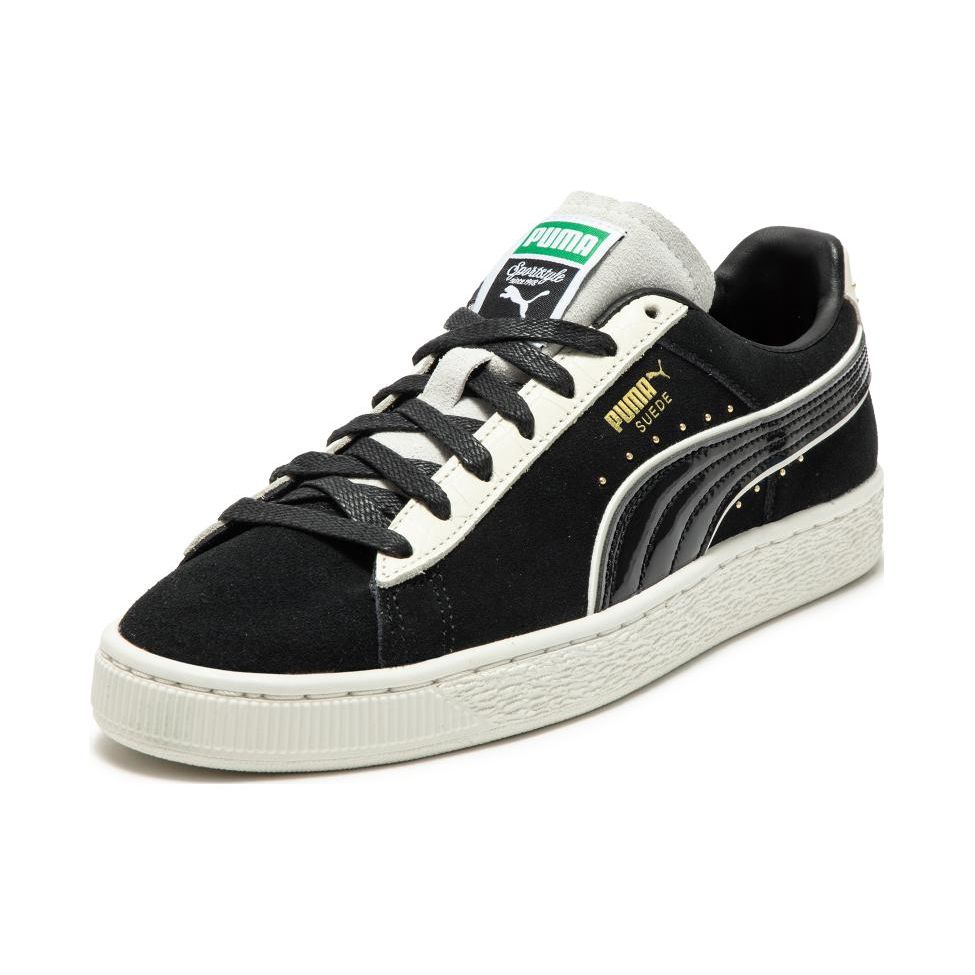 Puma Замша Коллекционное издание - Черные Унисекс Кроссовки Puma-Black Warm-White 393255-01