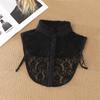Women Fake Collar Half Shirt Ladies Shirt Fake False Collar For Women Black Woman Detachable Collar Lace Lapel Faux Col Tie