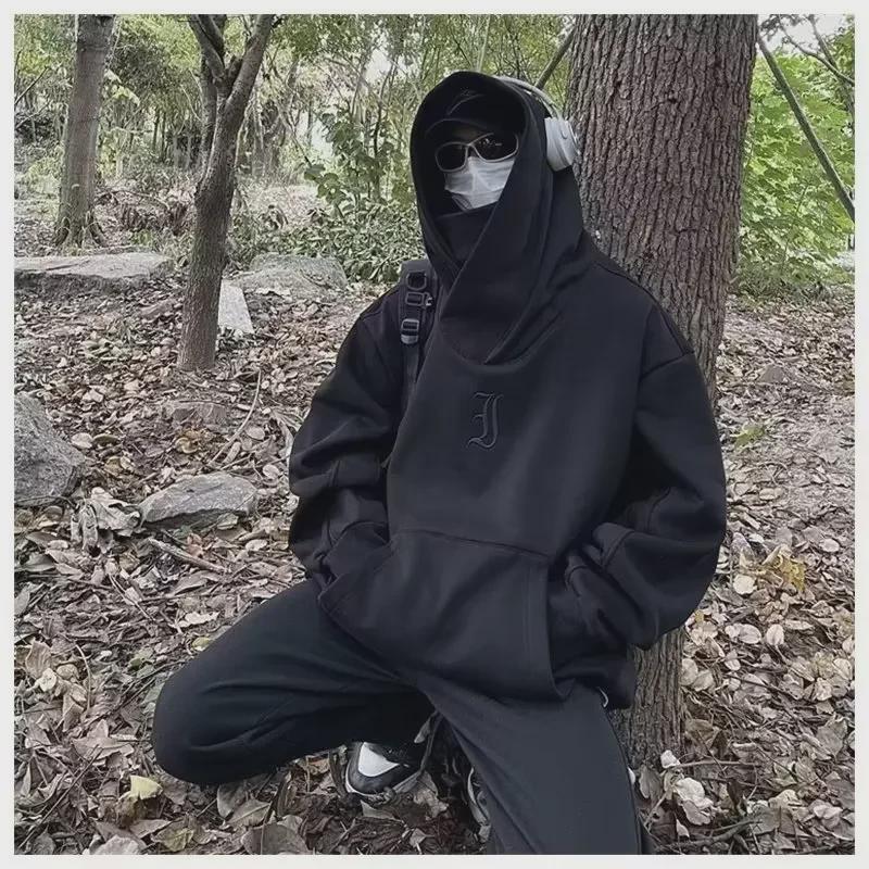 Мужская толстовка свободного покроя American Heavyweight с капюшоном и заниженными плечами