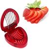 Stainless Steel Blade Strawberry Slicer Section Slicer Easy-Slice Design Fruit Slicer Set Mini Sharp Kitchen Cutter Gadgets