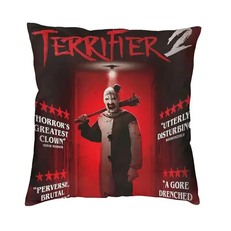 Ужасы Фильм Искусство Ужасов Слэшер Хэллоуин Подушка Чехол Диван Гостиная Квадратный Наволочка 40x40 Наволочки