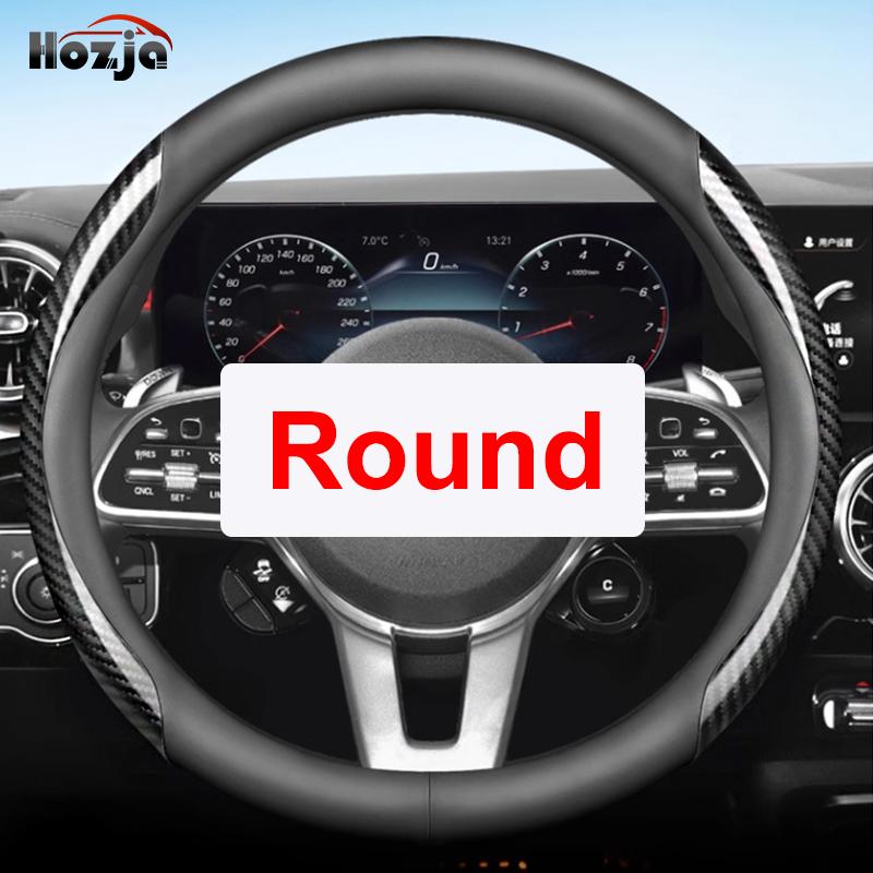 Leather Car Steering Wheel Cover for Lexus LX RX ES NX TX IS 2013 - 2019 2020 2021 2022 2023 2024 2025 Auto Interior Accessories BR7