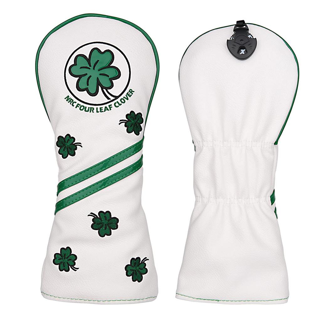 Чехол для гольфа Four-Left Clover, набор из 3 предметов, чехол для драйвера DR, деревянный, FWutility UT, белый, продается по отдельности, набор из 3 предметов, белый (водитель ДР)
