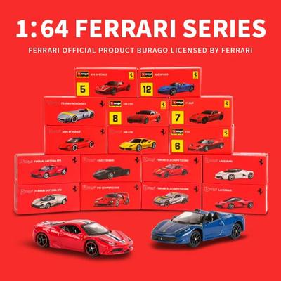 Ббураго 1:64 Ferrari 812 Daytona SP3 SF90 SP1 F40 488GTB 599GTO ENZO Статические литые модели Автомобили Коллекционные Хобби Модели Автомобилей Игрушки