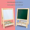 Magnetic Wooden Easel Blackboard for Kids - Folding Art & Writing Board