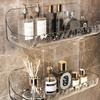 Acrylic Toilet Storage Rack Bathroom Non Perforated Wall Mounted Washbasin Cosmetic Storages Rack Household Bathroom Portable Storage Tool Ya397