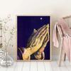 5D DIY Diamond Painting Devout Prayer Gesture Diamond Embroidery Cross Stitch Kit Full Rhinestone Mosaic Home Decor