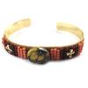 [N7009] - Fancy Bracelet 'Kilimanjaro' Golden Brown