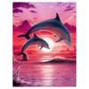 Diy 5D алмазная живопись Дельфин наборы крестиков вышивка мозаика животные художественная картина из страз подарок для рукоделия домашний декор
