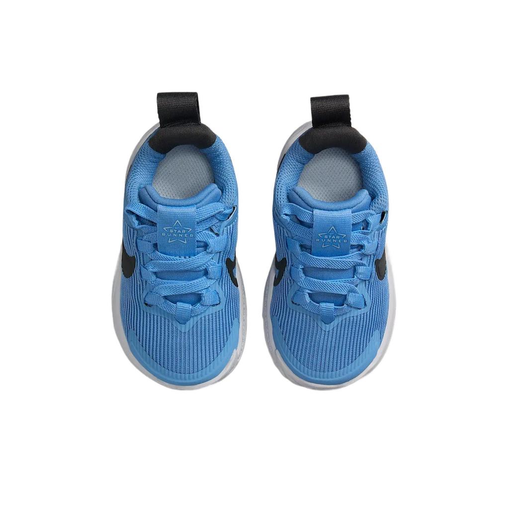 Nike Кроссовки Star Runner 4 TD Blue Beyond Anthracite для малышей, сине-белые DX7616-408