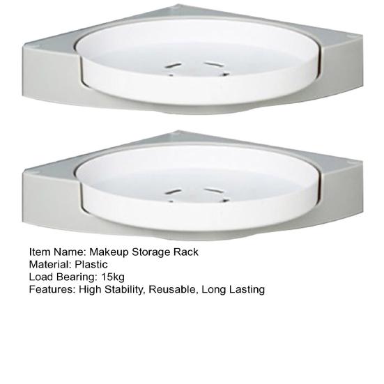 1/2 шт. Угловая полка для хранения в ванной комнате, самоклеящаяся, без сверления, вращающаяся на 360 градусов, плавающая полка для душа