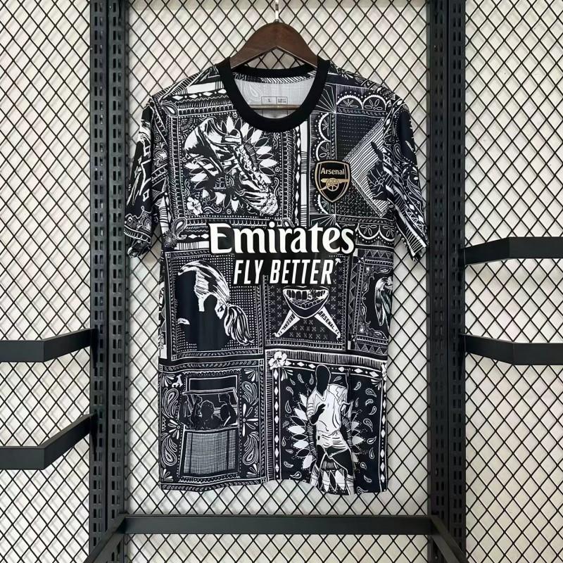 Arsenal 2023-2024 Graffiti Training Jersey Unisex Cotton Sportswear Football Basketball Volleyball Running