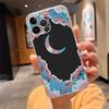 Чехол для телефона Для iphone 17 Air 17 16 Pro Max 15 14 13 Pro Max 15 16 Pro 15Plus Лунное Искусство