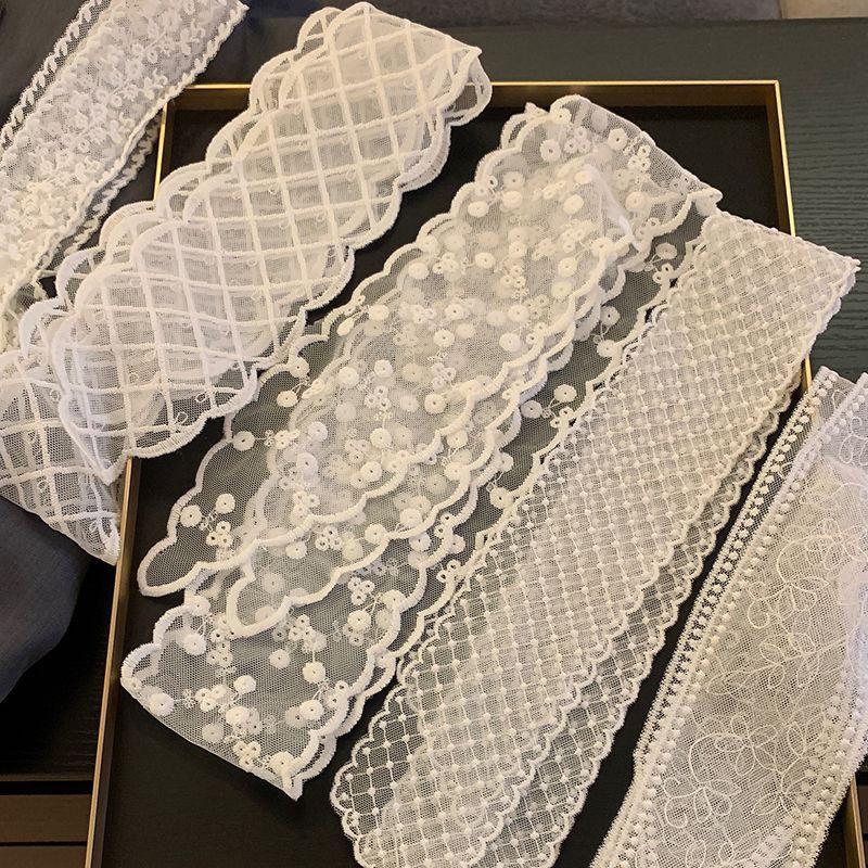 Y2K Long Lace Waistband Bow Floral Lace Waist Belt Tie Up Thin Dress Jeans Belt Summer