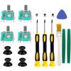 Controller Replacement Joystick with 4 Pieces 3D Joystick Parts Analog Cap with T6 T8 T10 Driver Repair Tool Kit (A)