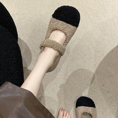 Туфли Мэри Джейн с круглым носком, весна/осень, разноцветные, с пряжкой на ремешке, женские, 2024 г., высококачественные, неглубокие, новинка, туфли на плоской подошве Sapatos Baixos