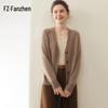 Fanzhen Women's Cashmere Blend Knit Cardigan