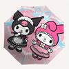 1pc My Melody and Kuromi Dress Up Umbrella with Plastic Handle,Suitable for All Seasons Home Travel Outdoor UmbrellaSanlio321
