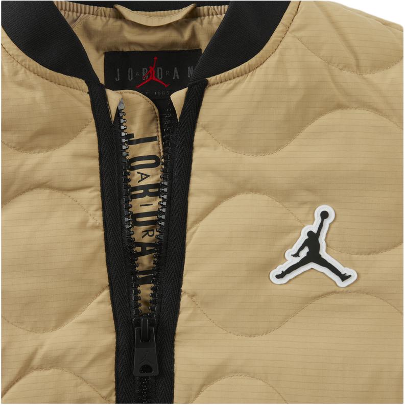 Jordan Casual Fashion Versatile Down Jacket Kids Outerwear Yellow FZ6474-200