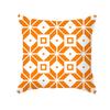 Orange Geometric Abstract Throw Pillow Cover With Short Plush Print For Living Room Sofa Decoration Cushion Cover Pillow Covers