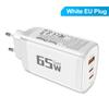 85 Вт GaN USB Type C зарядное устройство QC3.0 быстрая зарядка PPS PD 65 Вт 30 Вт быстрая зарядка для iPhone 15 14 Pro MacBook ноутбук Ipad Samsung
