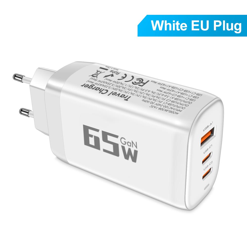 85 Вт GaN USB Type C зарядное устройство QC3.0 быстрая зарядка PPS PD 65 Вт 30 Вт быстрая зарядка для iPhone 15 14 Pro MacBook ноутбук Ipad Samsung