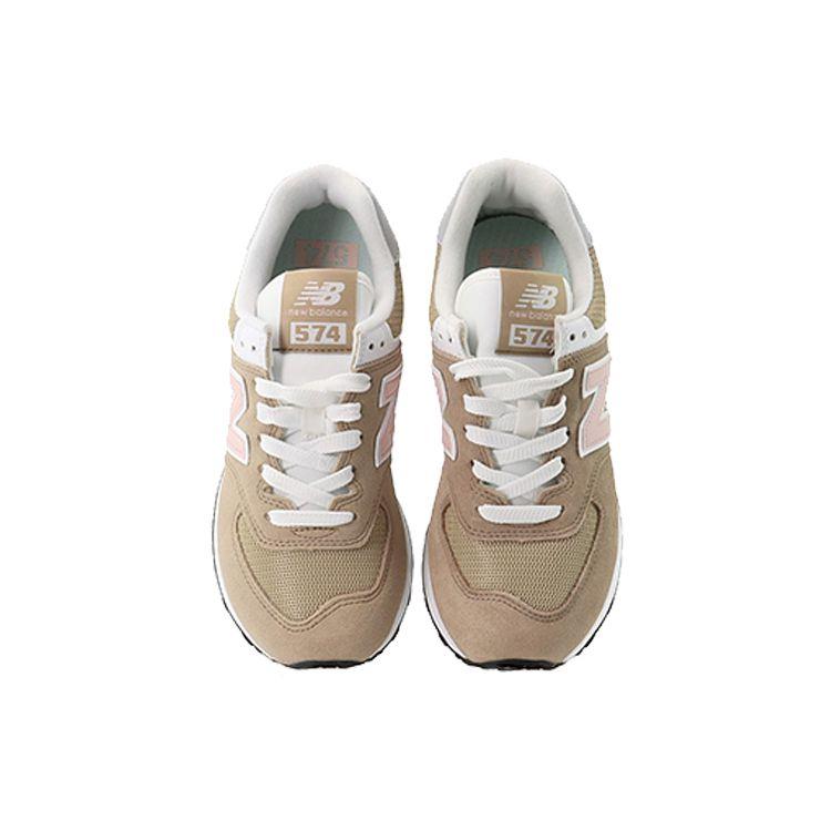 New Balance Nb 574 Ретро Низкие Повседневные Кроссовки для Бега Женские кроссовки Желто-Коричневые WL574BTB