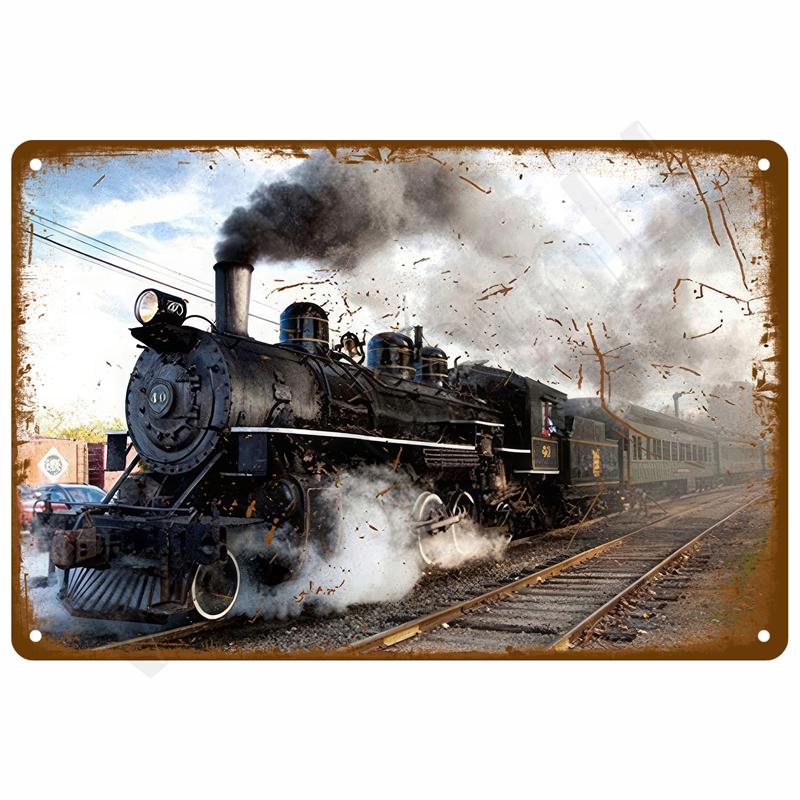 Vintage Room Decoration Home Decor Items Tin Signs Aesthetic Men Bedroom Metal Signs Retro Metal Plate Posters Wall Art Mural