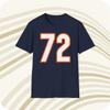 Футболка с джерси Уильяма Перри #72 Chicago Bears - Печать спереди и сзади