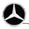 Для Mercedes Benz Хромированный Серебристый и Глянцевый Черный Передний Звездный Эмблема Решетки Радиатора Подсвечиваемый Логотип Для Mercedes Benz GLC X253 GLE W167