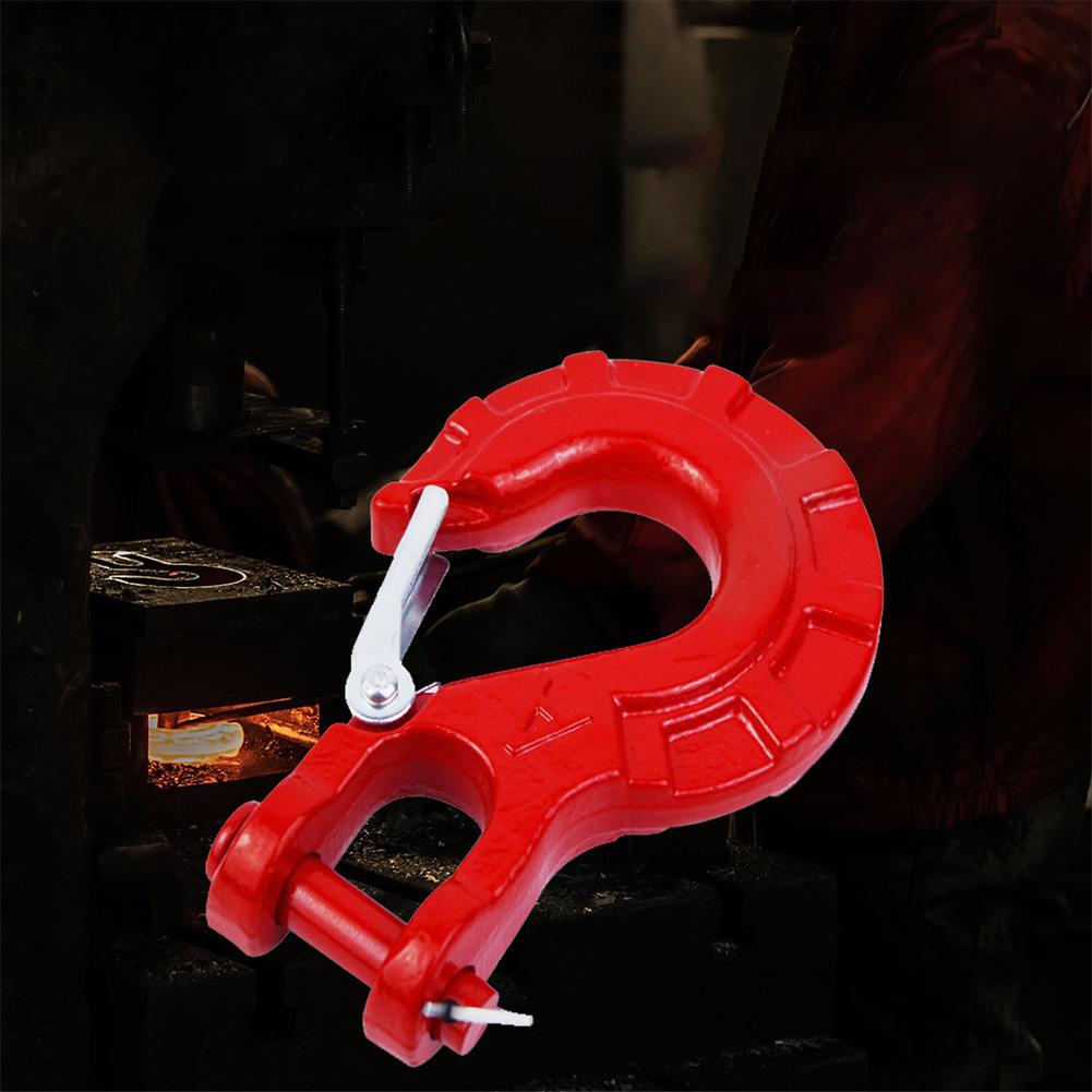 3/8" лебедочный крюк Макс 15 тонн сверхпрочный кованый легированный стальной синтетический трос лебедка крюк замок скоба скользящий крюк для квадроцикла UTV прицеп