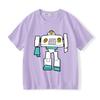 HELLO CARBOT Robots Anime T-shirt Kawaii Cotton Children Tee-shirt Short Sleeve Boys/Girls Tshirt Summer Tops Graphic Tee-shirt